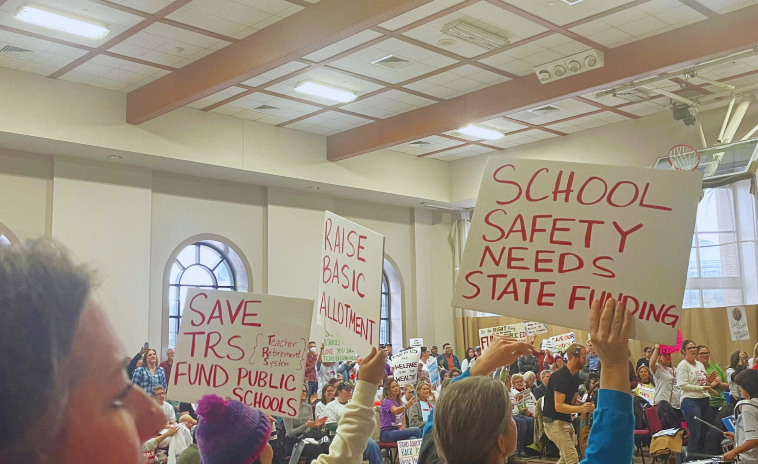 More than 1,200 rally for Texas public schools